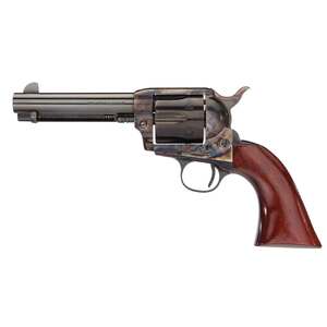 Taylor's & Company 1873 Cattleman Gunfighter 45 (Long) Colt 4.75in Blued / Color Case Hardened Steel Revolver - 6 Rounds