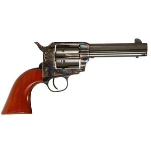Taylors and Company 1873  Cattleman 45 (Long) Colt 4.75in Blued / Color Case Hardened Steel Revolver - 6 Rounds