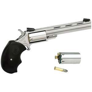 North American Arms Mini-Master 22 Long Rifle 4in Stainless Steel Revolver - 5 Rounds