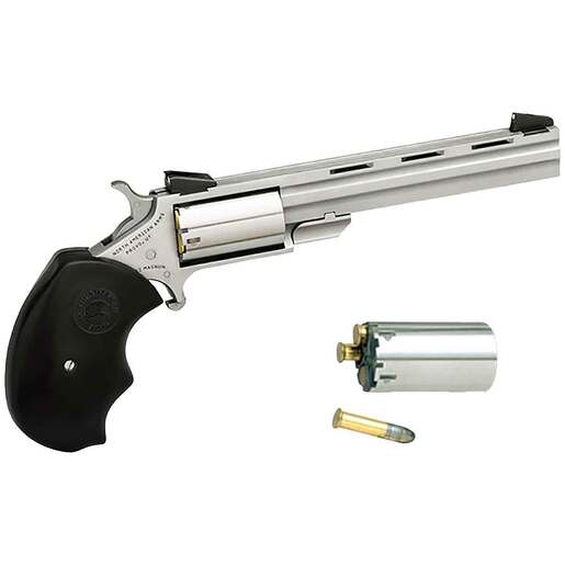 North American Arms Mini-Master 22 Long Rifle 4in Stainless Steel Revolver - 5 Rounds image