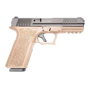 Polymer80 PFS9 9mm Luger 4.49in Flat Dark Earth/Nitride Stainless Steel Pistol - 17+1 Rounds