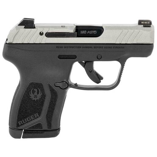 Ruger LCP Max 380 Auto (ACP) 2.8in Silver Cerakote Pistol - 10+1 Rounds - Black image