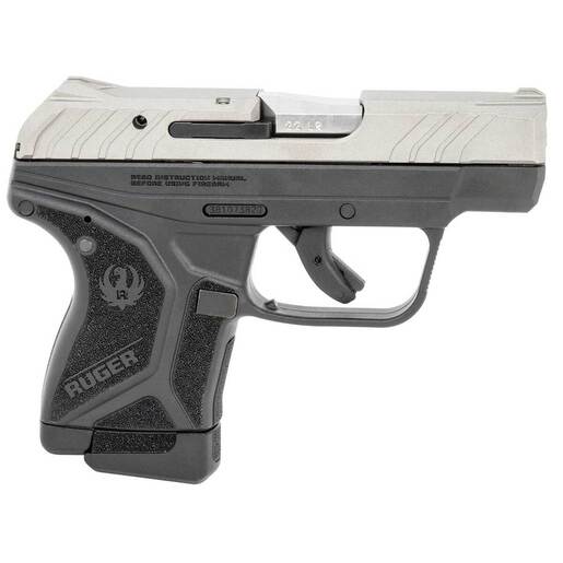 Ruger LCP II Lite Rack System 22 Long Rifle 2.81in Silver Cerakote Pistol - 10+1 Rounds - Black image