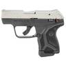 Ruger LCP II Lite Rack System 22 Long Rifle 2.81in Silver Cerakote Pistol - 10+1 Rounds - Black