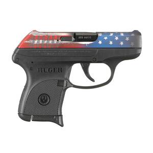 Ruger LCP 380 Auto ACP 275in American Flag Cerakote Pistol  61 Rounds