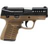 Savage Arms Stance Manual Safety 9mm Luger 3.2in Flat Dark Earth Pistol - 7+1 Rounds - Tan