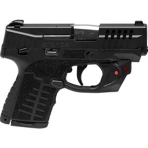 Savage Arms Stance Manual Safety 9mm Luger 3.2in Black Pistol With Red Laser - 7+1 Rounds