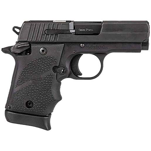 Sig Sauer P938 SAS 9mm Luger 3in Black Hardcoat Anodized Aluminum Pistol - 7+1 Rounds - Black image
