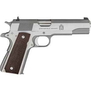 Springfield Armory 1911 Mil-Spec Defender Legacy 45 Auto (ACP) 5in Stainless Steel Pistol - 7+1 Rounds