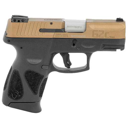 Taurus G2c 9mm Luger 32in Burnt Bronze Pistol  121 Rounds  TanBlack Compact