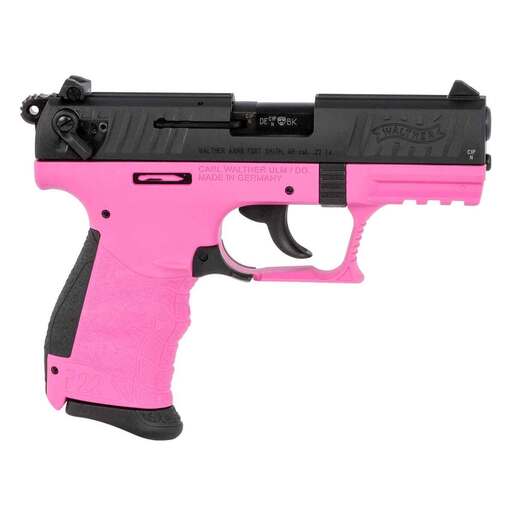 Walther P22 Q 22 Long Rifle 3.42in Pink Pistol - 10+1 Rounds - Pink image