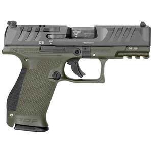 Walther PDP Compact 9mm Luger 4in Green/Black Pistol - 15+1 Rounds