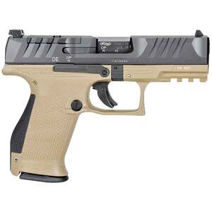Walther PDP Compact 9mm Luger 4in Tan/Black Pistol - 15+1 Rounds