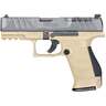 Walther PDP Compact 9mm Luger 4in Tan/Black Pistol - 15+1 Rounds - Tan