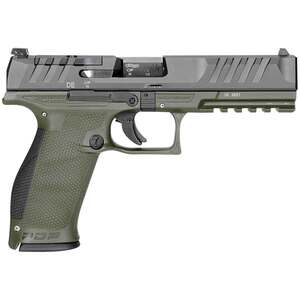Walther PDP 9mm Luger 4.5in Green / Black Pistol - 18+1 Rounds
