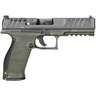 Walther PDP 9mm Luger 5in Green / Black Pistol - 18+1 Rounds - Green