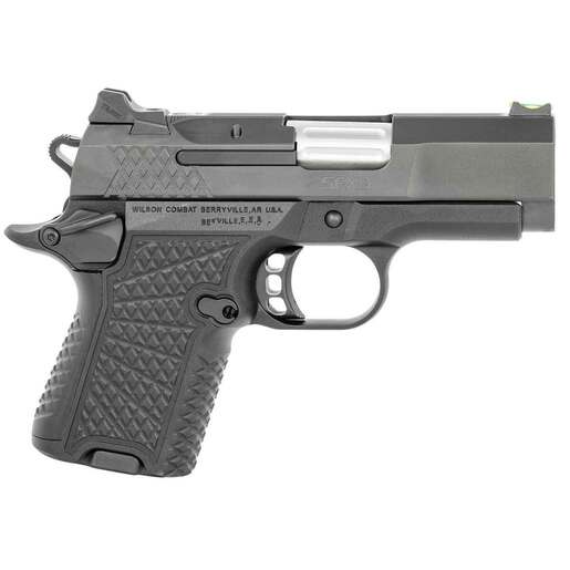 Wilson Combat 9mm Luger 3.25in Black Stainless Steel Pistol - 10+1 Rounds - Black Subcompact image