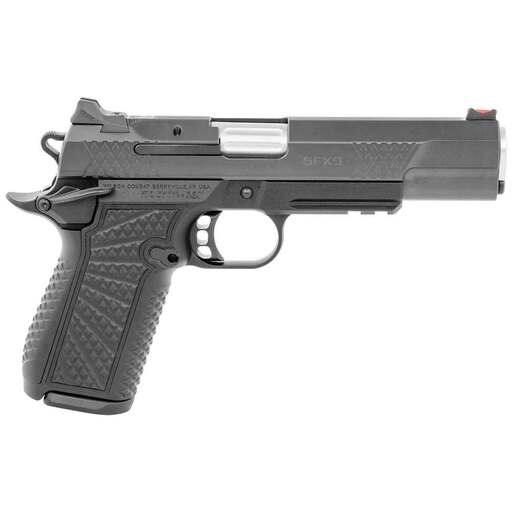 Wilson Combat SFX9 9mm Luger 5in Black DLC Stainless Steel Pistol  151 Rounds  Black
