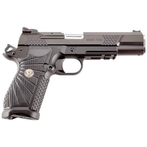 Wilson Combat 1911 EDC X9 9mm Luger 4in Black DLC Stainless Steel Pistol - 15+1 Rounds - Black image