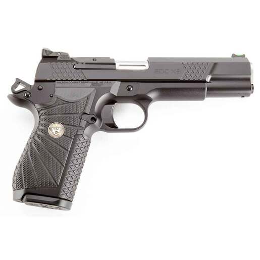 Wilson Combat 1911 EDC X9L 9mm Luger 5in Black Armor-Tuff DLC Stainless Steel Pistol - 15+1 Rounds - Black image