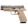 Wilson Combat P320 9mm Luger 4.7in Tan/Black DLC Stainless Steel Pistol - 17+1 Rounds - Tan