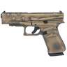 Glock 48 Compact MOS 9mm Luger 4.17in Coyote Battle Worn Flag Cerakote Pistol - 10+1 Rounds - Brown