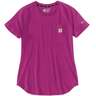 Carhartt Women's Force Relaxed Fit Pocket Short Sleeve Casual Shirt