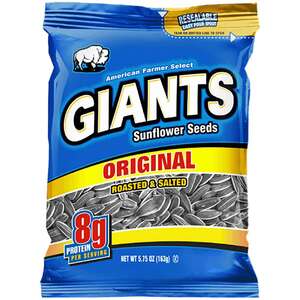 Giants Original Roasted and Salted Sunflower Seeds - 3 Servings