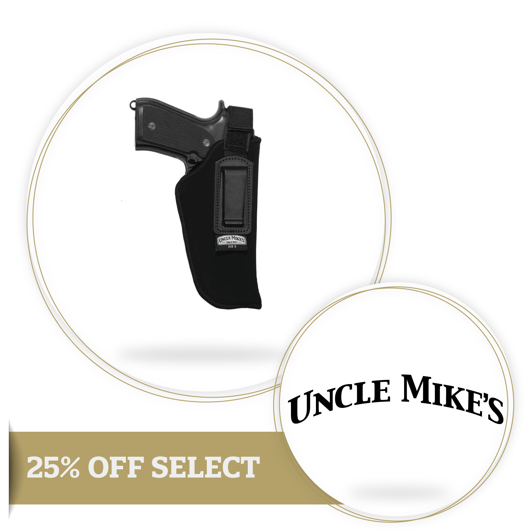 25% Off Uncle Mike's Sidekick Holsters