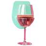 30 Watt Sipski Shower Wine Glass Holder - Seafoam - Seafoam