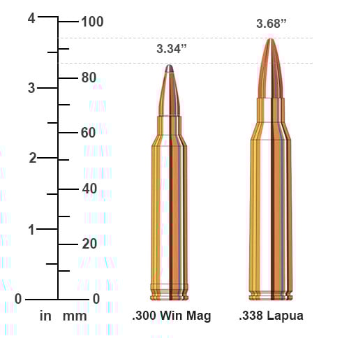 300 Win Mag vs .338 Lapua Ballistics Performance Comparison