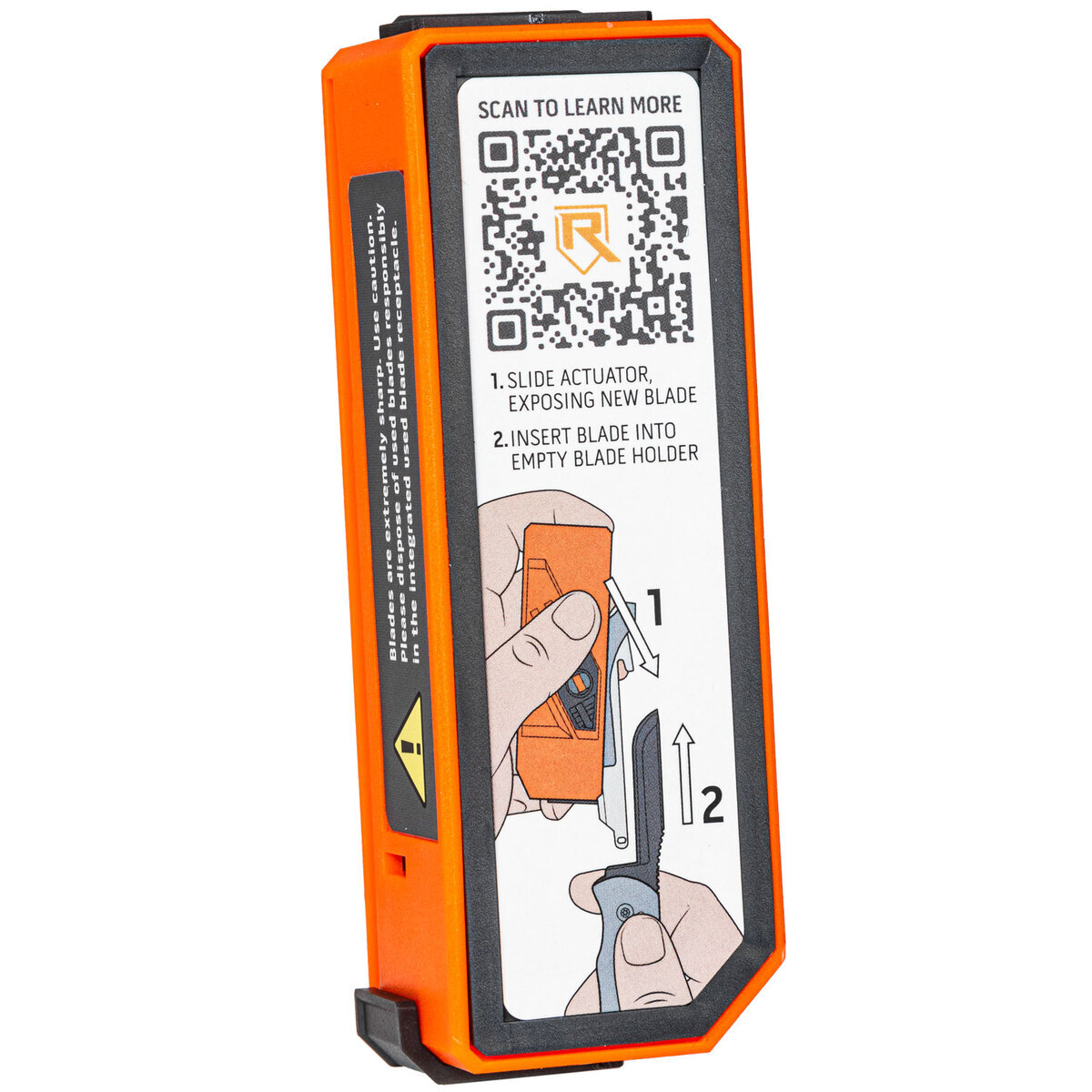 Outdoor Edge 3in Drop Point Blade Dispenser - 12 Pack - Orange Outdoor Edge 3in Drop Point Blade Dispenser - 12 Pack - Orange
