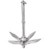 Focus On Tools Folding Anchor - 3lbs, Silver - Silver