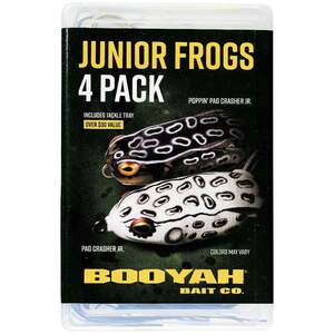 Booyah Topwater Junior Frogs - 4 Pack Assortment
