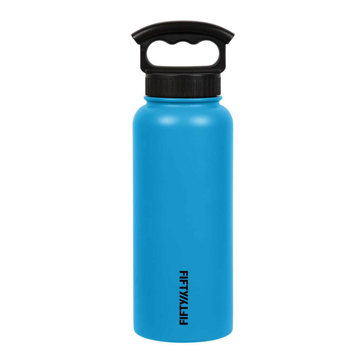 Fifty/Fifty 34oz Wide Mouth Insulated Bottle with 3-Finger Handle Lid Fifty/Fifty 34oz Wide Mouth Insulated Bottle with 3-Finger Handle Lid