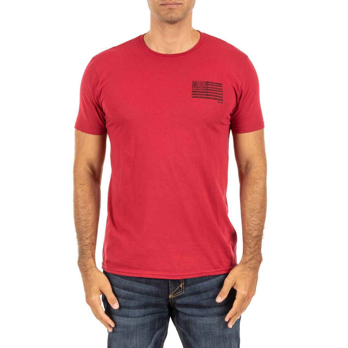 5.11 American Flag Sticks Short Sleeve Casual Shirt 5.11 American Flag Sticks Short Sleeve Casual Shirt