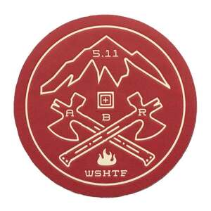 5.11 Crossed Axe Patch - Red