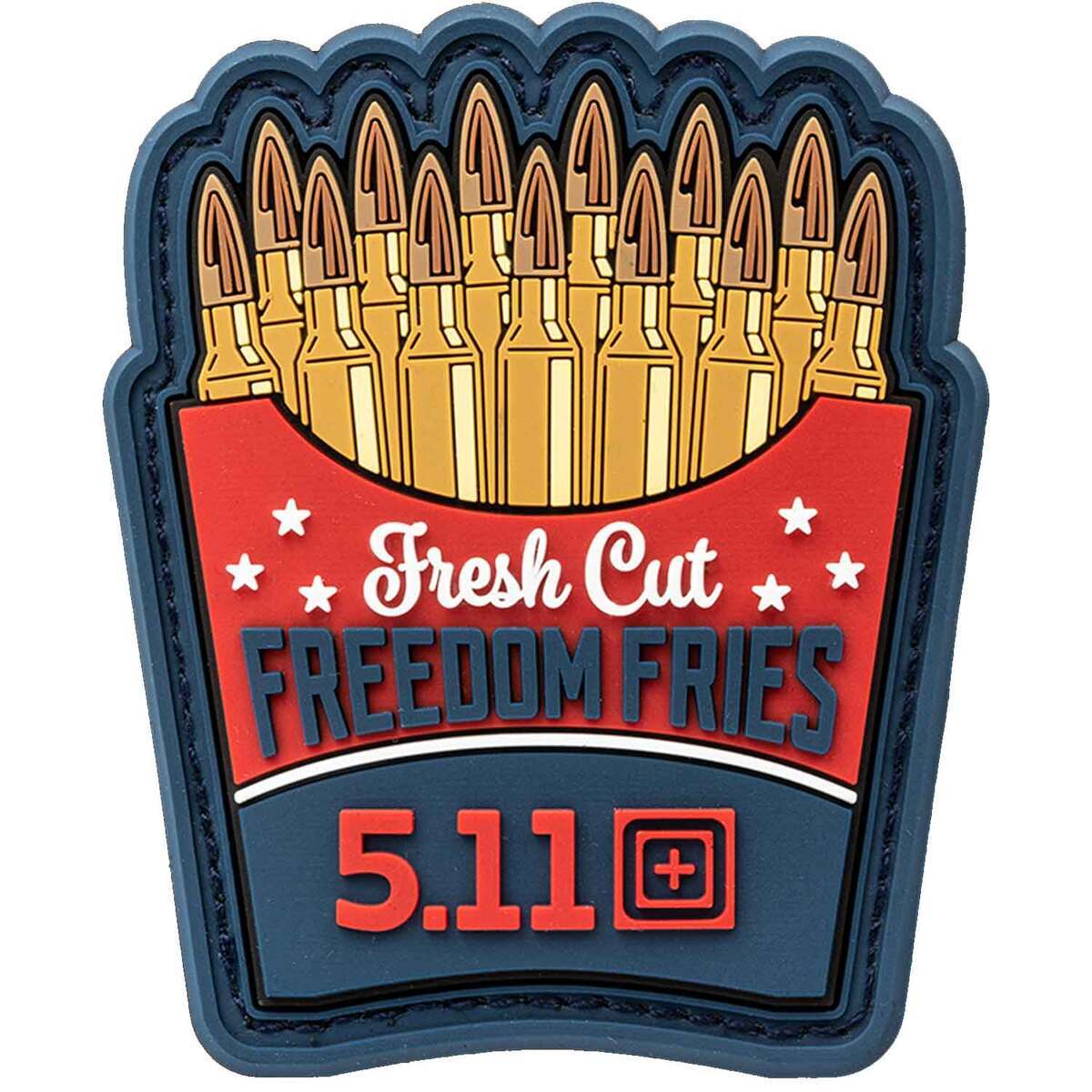 5.11 Freedom Fries Patch - Dark Blue 5.11 Freedom Fries Patch - Dark Blue