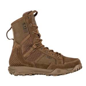 5.11 Men's A/T 8in Non-Zip Tactical Boots - Dark Coyote - Size 5