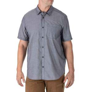 5.11 Men's Carson Short Sleeve Shirt - Volcanic Heather - M
