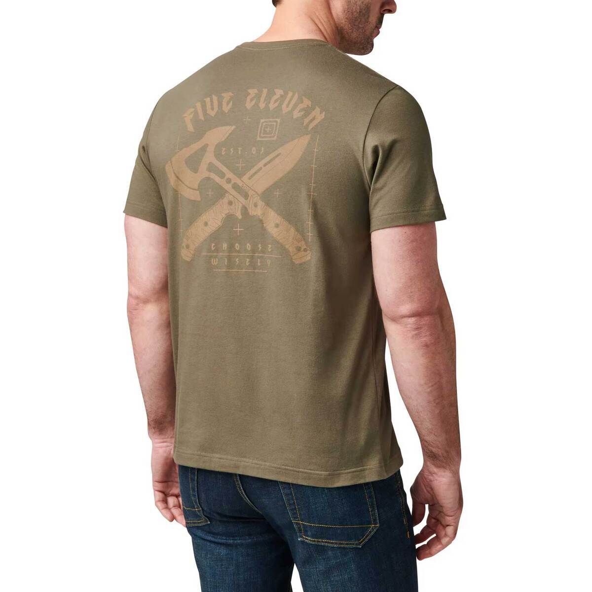 5.11 Men's Choose Wisely Short Sleeve Casual Shirt 5.11 Men's Choose Wisely Short Sleeve Casual Shirt