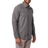 5.11 Men's Igor Long Sleeve Work Shirt - Grey Plaid - L - Grey Plaid L