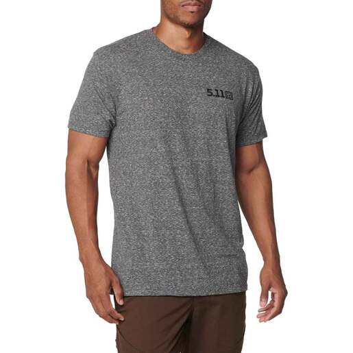 5.11 Men's Legacy Triblend Short-Sleeve Casual Shirt - Charcoal Heather M - 5.11 Tactical