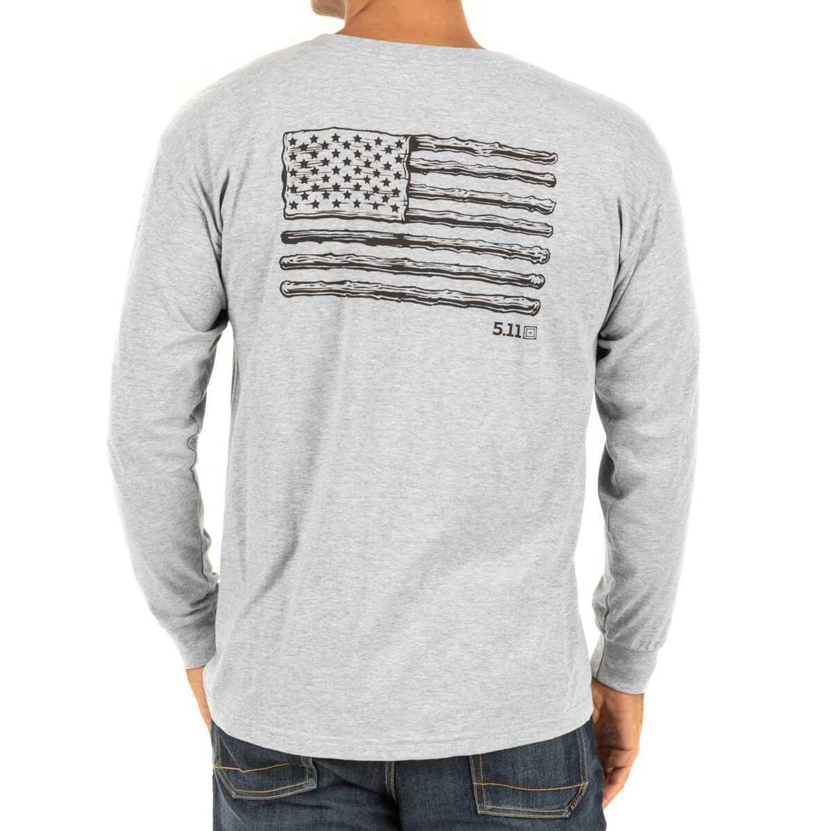 5.11 Men's Sticks USA Flag Long Sleeve Tactical Shirt 5.11 Men's Sticks USA Flag Long Sleeve Tactical Shirt