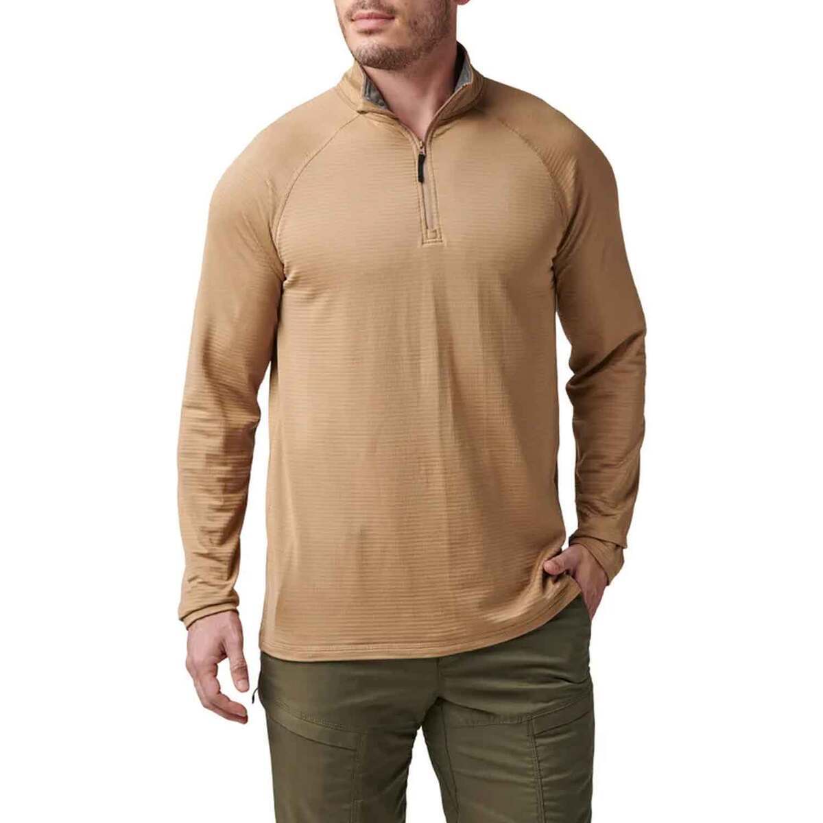 5.11 Men's Stratos 1/4 Zip Long Sleeve Tactical Shirt 5.11 Men's Stratos 1/4 Zip Long Sleeve Tactical Shirt