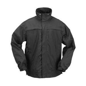 5.11 Men's TacDry Shell Waterproof Rain Jacket - Charcoal - S