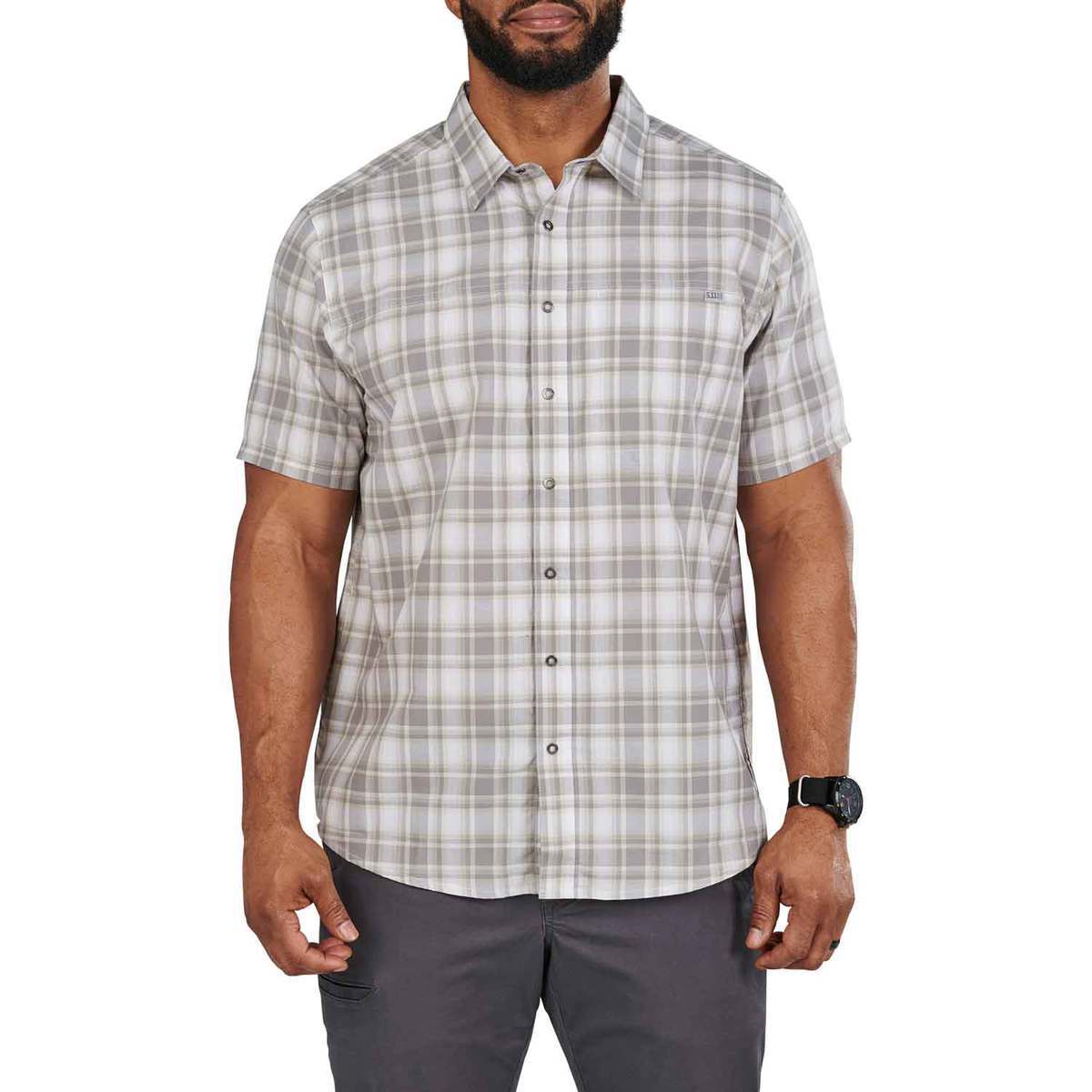 5.11 Men's Wyatt Plaid Short Sleeve Tactical Shirt 5.11 Men's Wyatt Plaid Short Sleeve Tactical Shirt
