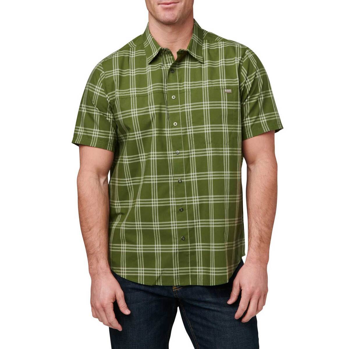 5.11 Men's Wyatt Plaid Short Sleeve Tactical Shirt 5.11 Men's Wyatt Plaid Short Sleeve Tactical Shirt