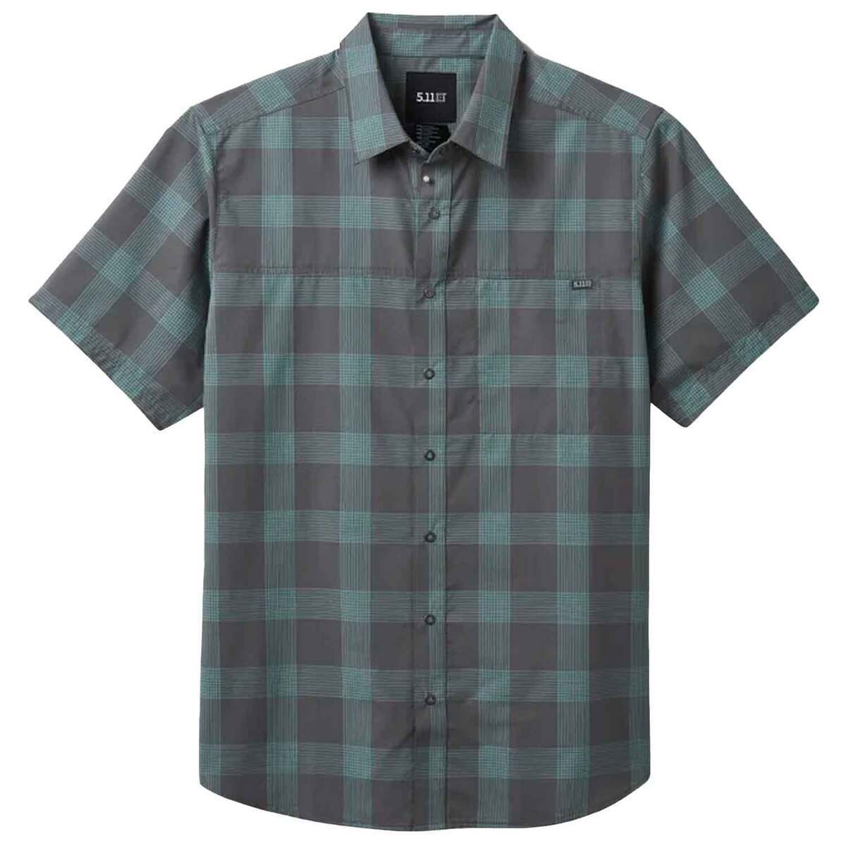 5.11 Men's Wyatt Plaid Short Sleeve Tactical Shirt 5.11 Men's Wyatt Plaid Short Sleeve Tactical Shirt