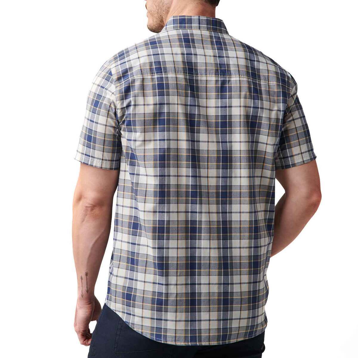 5.11 Men's Wyatt Plaid Short Sleeve Work Shirt | Sportsman's Warehouse